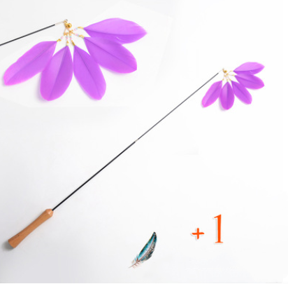 ZenPaaw Wooden Retractable Cat Teaser