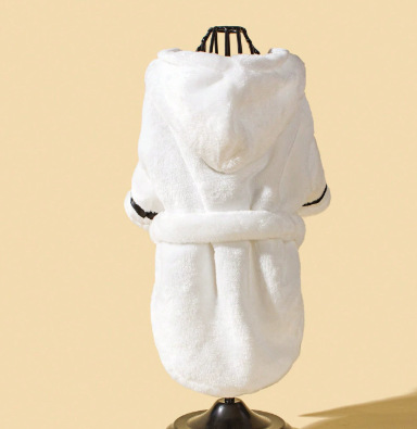 ZenPaaw Cozy Hooded Dog Bathrobe