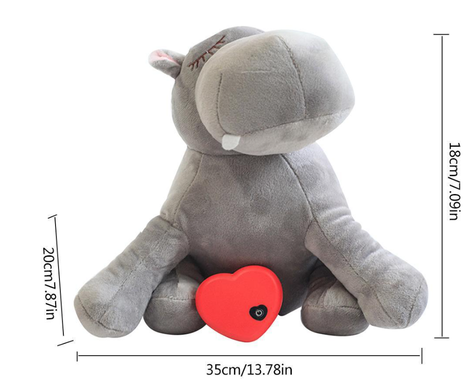 ZenPaaw Cuddle Buddy Heartbeat Plush