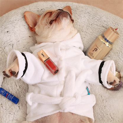 ZenPaaw Cozy Hooded Dog Bathrobe