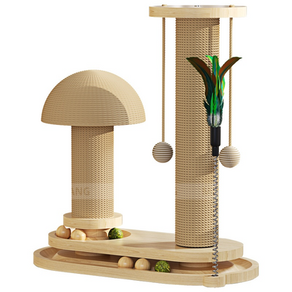 ZenPaaw Woodland Scratch & Play Station