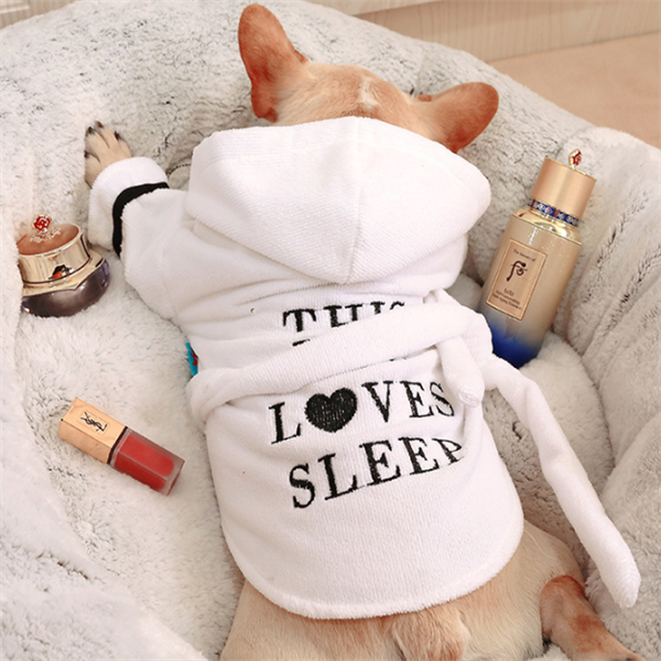 ZenPaaw Cozy Hooded Dog Bathrobe