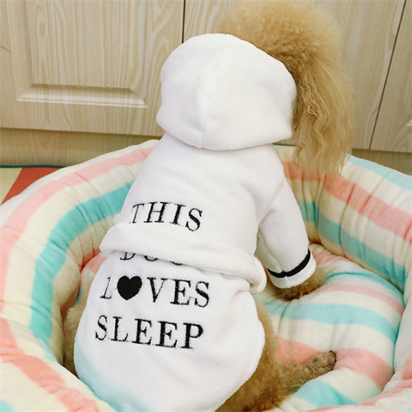 ZenPaaw Cozy Hooded Dog Bathrobe