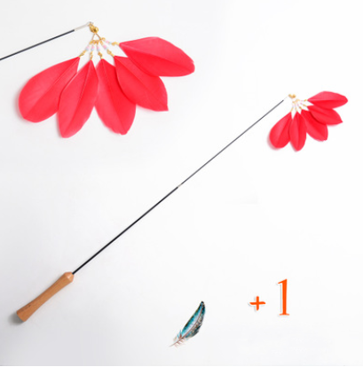 ZenPaaw Wooden Retractable Cat Teaser