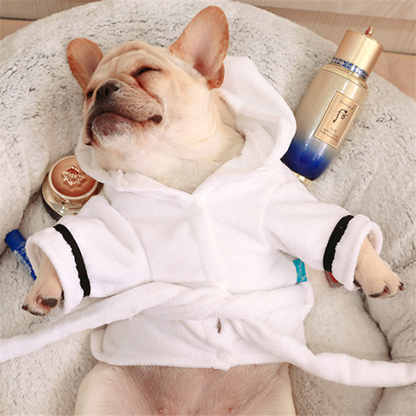 ZenPaaw Cozy Hooded Dog Bathrobe